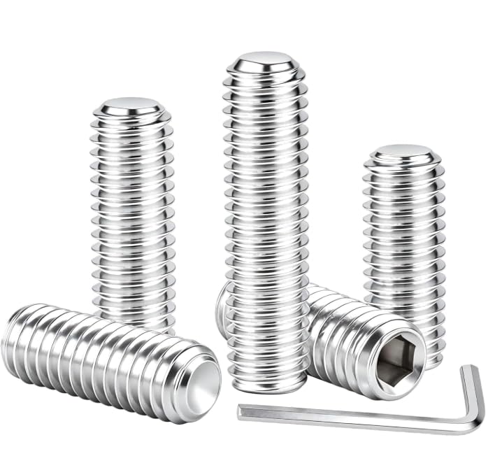 M2.5x6mm Set Screws,40Pcs Allen Head Screws with Hex Wrench - size: M2.5-0.45x6mm(40Pcs)