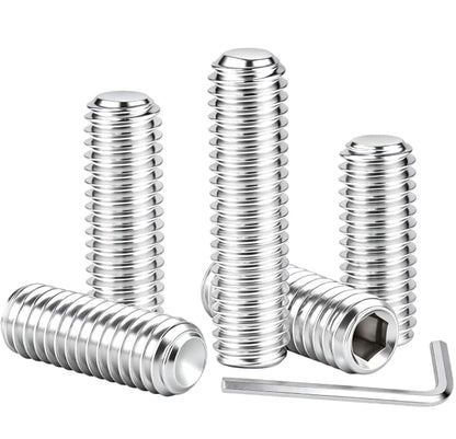 M2.5x8mm Set Screws,40Pcs Allen Head Screws with Hex Wrench - size: M2.5-0.45x8mm(40Pcs)