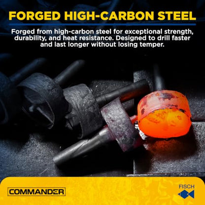 Forstner Drill Bit - BlackShark Forged Steel for Woodworking Size: 9/16 in - size: 9/16 in
