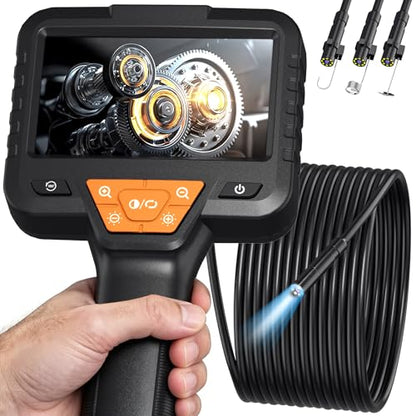 32.8FT Endoscope Camera with Light-1080P HD Borescope Inspection Camera - size: 10M
