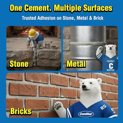 Furnace Cement 1 pt RTU Gray Refractory & Retort, 3000F High Temp - size: A1). 1 Pint