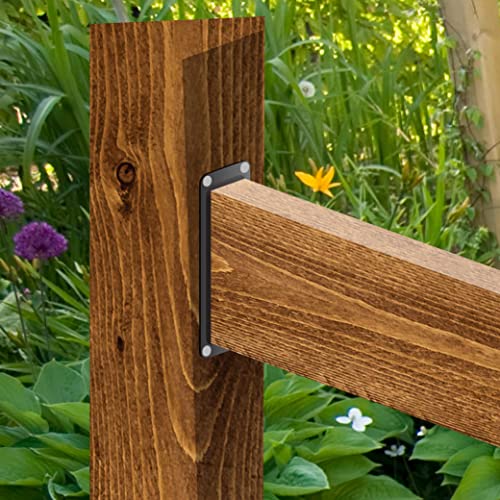 Nuvo Iron 2"x 6" Steel Rail Hanger and Connector Plate