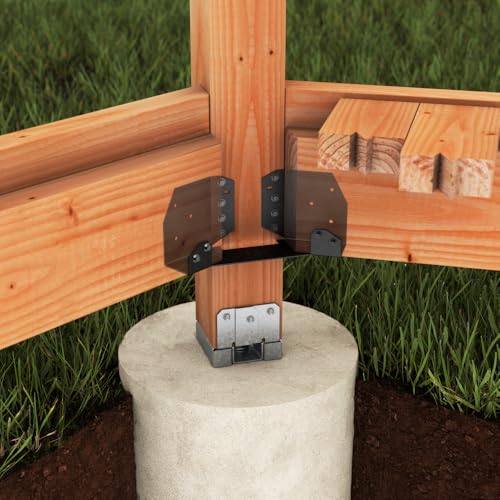 Simpson Strong-Tie ABA46Z ABA ZMAX Galvanized Adjustable Standoff Post Base for 4x6 (Pack of 10) - size: 10 Pack