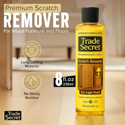 Trade Secret Light Wood Scratch Remover for Furniture and Floors, 8 oz - color: Light
