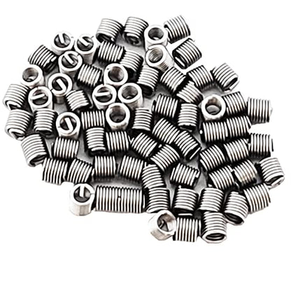 M2 x 0.4mm x 2D Helicoil Wire Inner Thread Inserts, Coiled Wire Helical Screws, 304 Stainless Steel, Metric, 60Pcs - size: M2 x 0.4mm x 2D