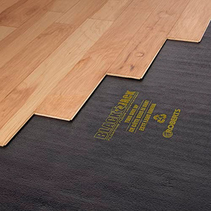 Roberts Black Jack Underlayment - 600 sq. ft. Roll - 43" x 167.5' x 2.5 mm - size: 600 sq. ft.