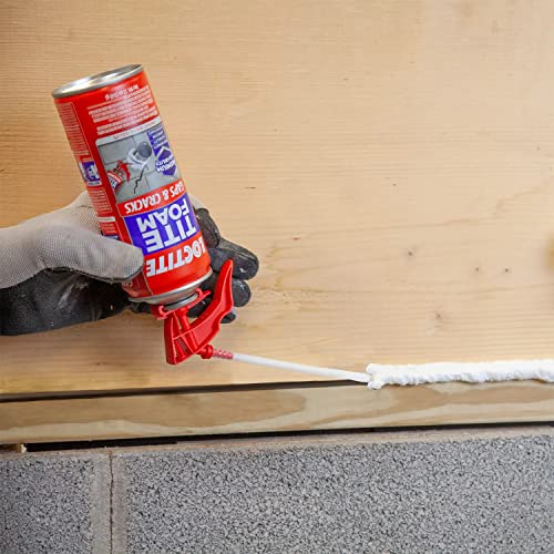 Loctite Polyurethane Foam Sealant for Gaps & Cracks | Expanding Foam | 12 fl oz Can | Pack of 2 | Red - size: 2 Pack