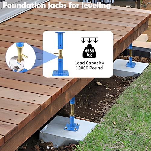 Adjustable House Jacks for Leveling - Carbon Steel Floor Jack, 11.5-20inch - size: 11.5-20