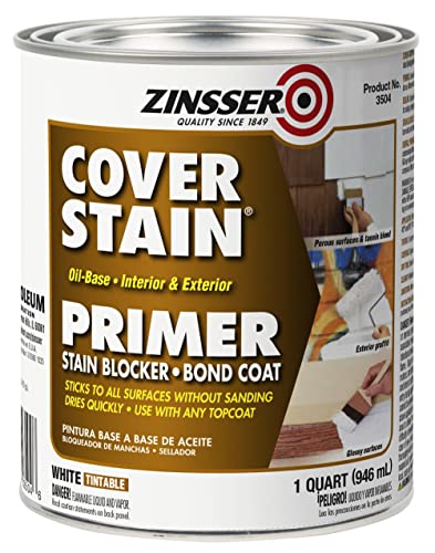 Zinsser Cover-Stain Stain-Blocking Primer, Quart - size: 32 Fl Oz (Pack of 1)