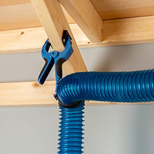 Rockler 2-1/2" Clamping Hose Holders (2-Pack) - Versatile Mounting Clamps