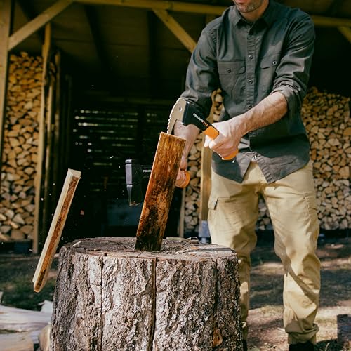 Fiskars 12" Hookaroon, Pickaroon Tool to Lift, Rotate & Stack Firewood Logs - style: Hookaroon (12 In)