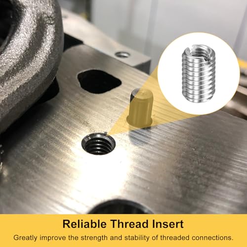 HARFINGTON 20pcs Thread Repair Inserts M8 x 1.25 Male to M5 x 0.8 Female Thread 12mm Long Stainless Steel Reducing Nuts Metric Self Tapping Sleeves Threaded Reducer Industrial Fasteners - size: M8 x 1.25 Male to M5 x 0.8 Female x 12mm
