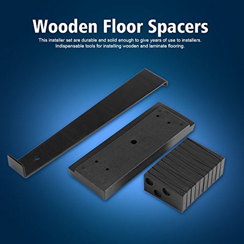 Bewinner Floor Installation Tools, Wooden Floor Installation Kit Fitting Set Spacers Pull Bar Tapping Block,Indispensable Tools for Installing Wooden and Laminate Flooring