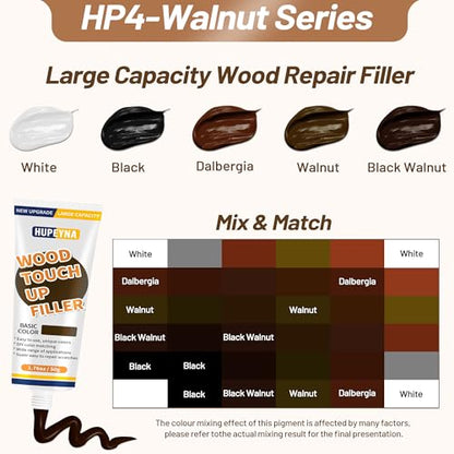 Hupeyna Wood Repair Kit, Wood Furniture Repair Kit - Walnut Series - color: Walnut Series