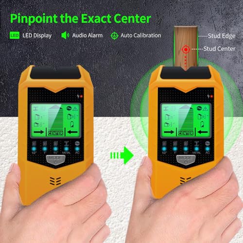 Stud Finder Wall Scanner 5-in-1 with Live Wire Detection
