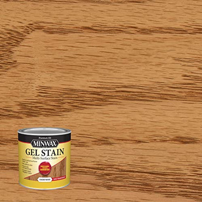 Minwax 260704444 Gel Stain, Cherrywood, 1/2 Pint - color: Cherrywood, size: 1/2 Pint