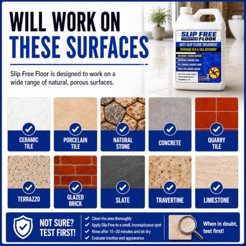 JEM MFG SlipFree Anti-Slip Floor Treatment - 32 Ounce