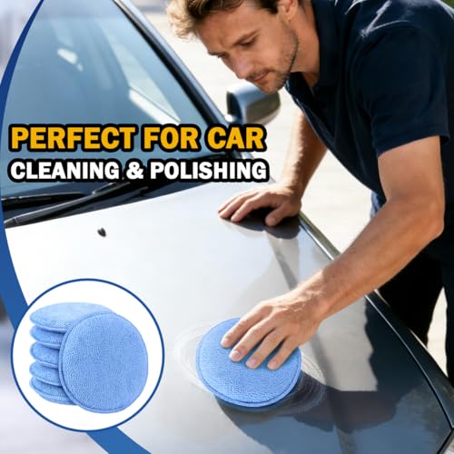 AIDEA Car Wax Applicator Pad, Microfiber Applicator Pad,Polishing Pads-12pk - size: 12