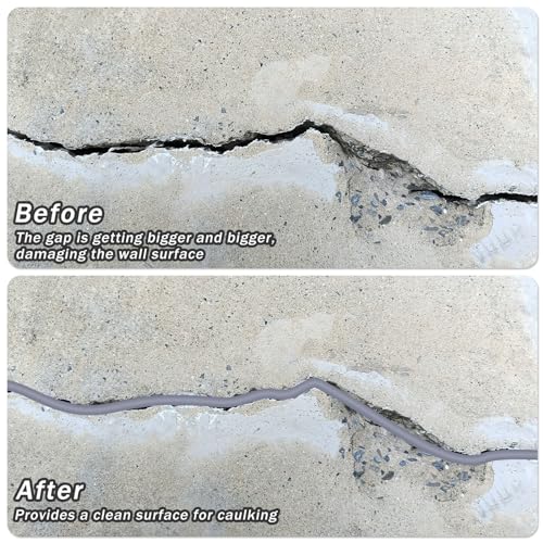 Frienda Backer Rod Foam Rubber Caulk Saver Concrete Expansion Joint Filler Weather Strip Seal for Gaps and Joints (Grey,1/8 Inch X 50 ft) - color: Gray, size: 1/8 Inch x 50 ft
