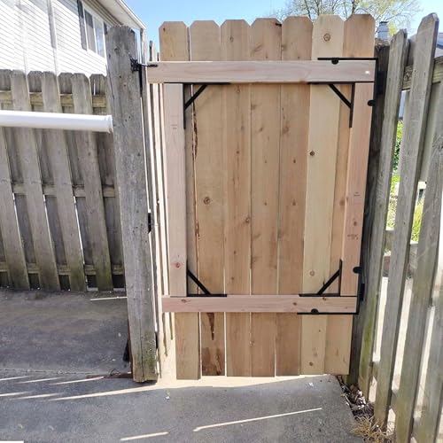 Anti Sag Gate Kit Heavy Duty Gate Hardware Kit for Wooden Gate Fence - size: 1 set