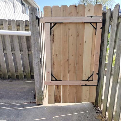Anti Sag Gate Kit Heavy Duty Gate Hardware Kit for Wooden Gate Fence - size: 1 set
