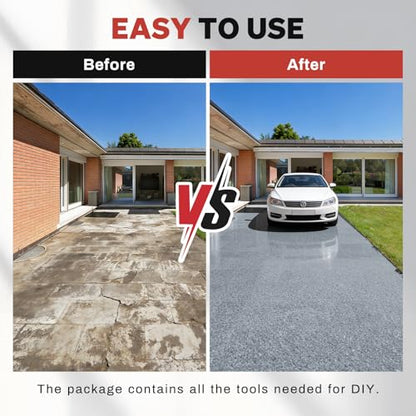 DWIL Epoxy Garage Floor Paint Kit with Colored Sand, 10-15 sq ft.