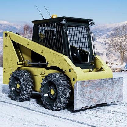 YITAMOTOR 1/4" Skid Steer Mount Plate Attachment for Kubota, Bobcat Tractor - size: 1/4 Inch