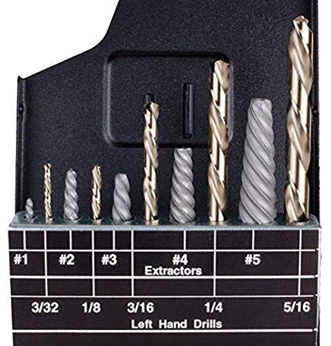 Norseman Bolt, Screw, and Pipe Remover Set Super Premium Black and Gold