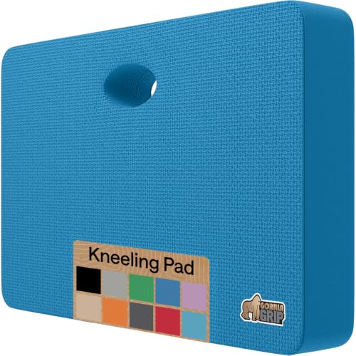 GORILLA GRIP® Extra Thick Foam Kneeling Pad for Gardening 17.5x11 True Blue - color: Blue