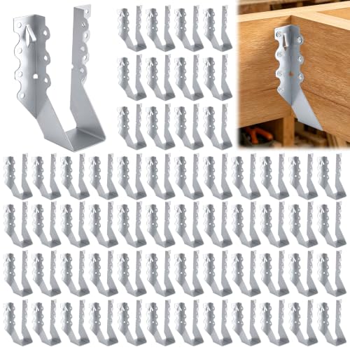 60 Pcs 2x6 Joist Hangers, 20 Gauge Galvanized Carbon Steel
