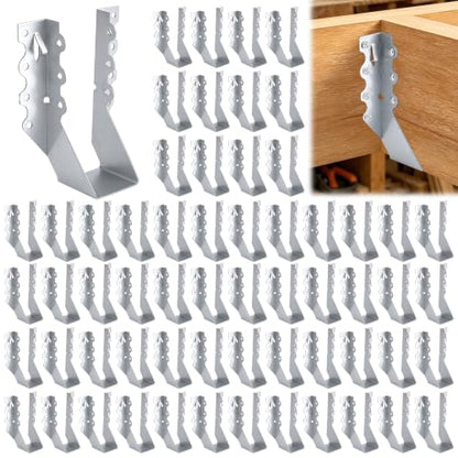 60 Pcs 2x6 Joist Hangers, 20 Gauge Galvanized Carbon Steel
