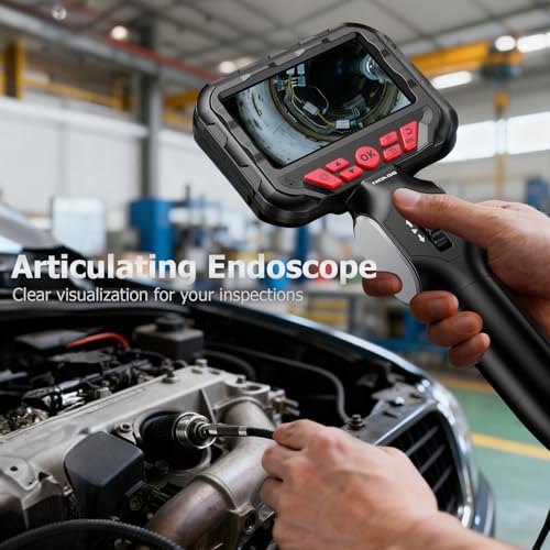 5.5mm Articulating Borescope for Mechanic Automotive Wall Inspection - size: 5.5mm Articulating Borescope