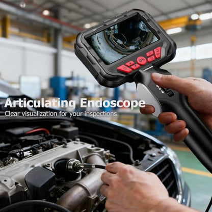 5.5mm Articulating Borescope for Mechanic Automotive Wall Inspection - size: 5.5mm Articulating Borescope