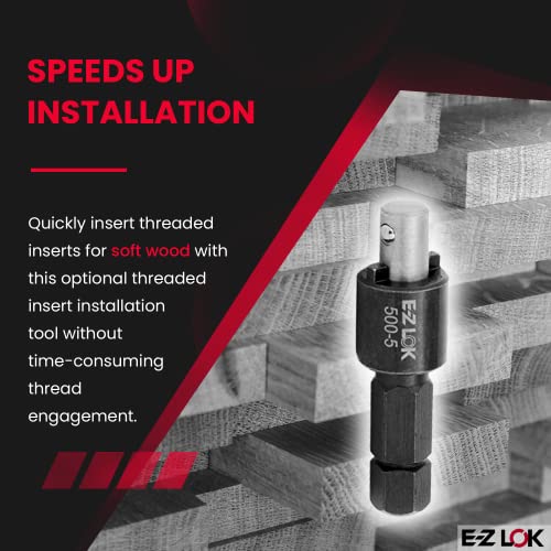 E-Z LOK Drive Tool - Optional - Use with 329-6, 329-601, 329-624, 303-6, 303-624, 319-6, 319-624, 335-6, 450-10, 550-6, 650-10, 650-10F, 453-10, 653-10, 653-10F, 400-6, 400-624, - size: 500-5
