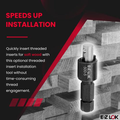 E-Z LOK Drive Tool - Optional - Use with 329-6, 329-601, 329-624, 303-6, 303-624, 319-6, 319-624, 335-6, 450-10, 550-6, 650-10, 650-10F, 453-10, 653-10, 653-10F, 400-6, 400-624, - size: 500-5