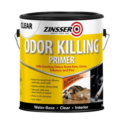 Zinsser 305928 Odor Killing Primer, Gallon, Clear - size: 128 Fl Oz (Pack of 1)