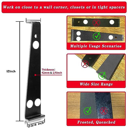 NAACOO Heavy Tapping Block+Pull Bar,No Mallet Tap Floor 1-2 Times - style: Heavy Tapping Block+Pull Bar
