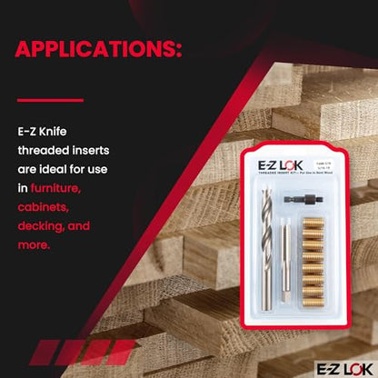E-Z LOK Thread Repair Kit, 0.3125-18 - size: 5/16-18 - 1.00", style: Brass