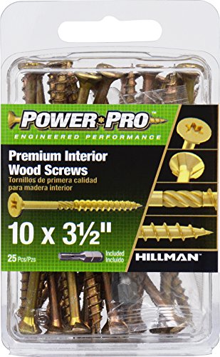 The Hillman Group 42475 Star Screw (25 Pack), 10 x 3.5