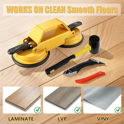 Floor Gap Fixer Kit with Silicone Caulking Tool