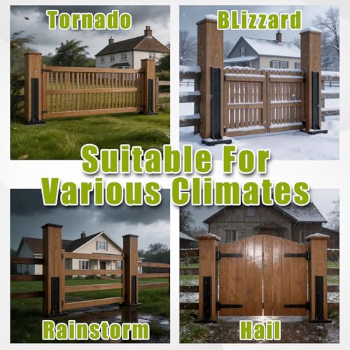 2 Pcs 30“ Tall Fence Post Repair Kit - size: 2 Pcs