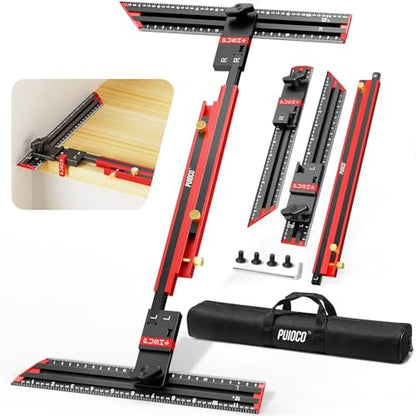 Stair Tread Template Tool - No Assembly Required Stair Tread Jig - color: LTC-A Black-001