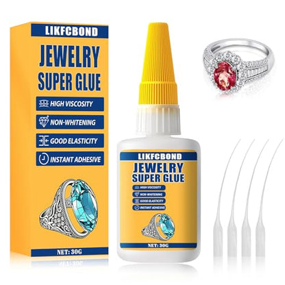 Jewelry Glue 30g Clear, Elastic String Adhesive Kit, Super Glue - style: Jewelry