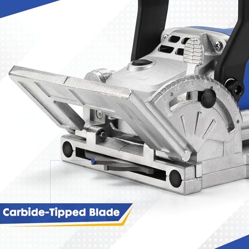 Biscuit Joiner Plate Jointer, 4" Tungsten Carbide Tipped Blade, 120V 60Hz 760W, Model BJ760
