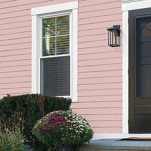 Glidden Total Exterior Paint & Primer All-in-One, Strawflower/Red, Flat, 1 Gallon - color: Strawflower, size: 128 Fl Oz (Pack of 1)