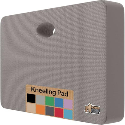 GORILLA GRIP® Extra Thick Foam Kneeling Pad for Gardening, 17.5x11 Gray - color: Gray