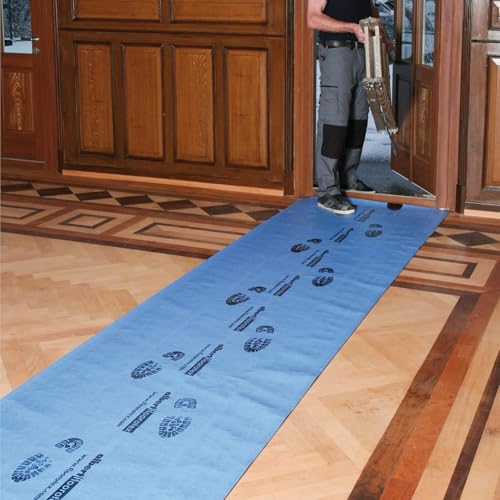 Albert Floorotex Blue All Purpose Temporary Floor Protection - 560 sqft (40" x 168') Roll - size: 560sq/ft