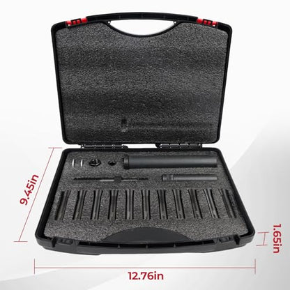 18pcs 95400 in-Line Dowel Pin Puller Master Set Includes Both SAE and Metric Collets Dowel Pin Puller Tool Avoid Hand Injuries and Save time