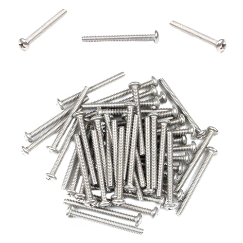 25PCS #8-32 x 1-1/2" Machine Screws, Phillips Pan Head, 304 Stainless Steel - size: #8-32x1-1/2"