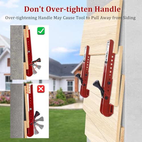 Siding Installation Tools, Siding Mounting Kit for 5/16-Inch Fiber Cement - style: Red